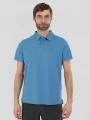 tricou de sport, cu guler pt. barbati Fundango Zeno II Tech Poloshirt albastru 1