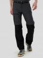 pantaloni de drumetie pt. barbati Fundango Aniak 2in1 Trekking Pants gri 1