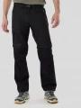pantaloni de drumetie pt. barbati Fundango Aniak 2in1 Trekking Pants negru 1