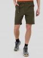 pantaloni scurti cu buzunare laterale, pentru drumetii pt. barbati Fundango Elkford Cargo Trekking Shorts verde 1