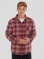 camasa cu maneci lungi pt. barbati Fundango Harris Shirt rosu 1