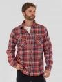 jacheta camasa pt. barbati Fundango Roddy Lined Shirt rosu 1