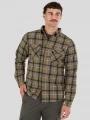 jacheta camasa pt. barbati Fundango Roddy Lined Shirt oliv 1