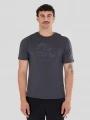 tricou cu maneci scurte pt. barbati Fundango Wanaka Merino T-shirt gri 1