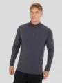 top lenjerie de corp pt. barbati Fundango Temuka Merino Halfzip gri 1