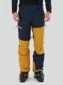 pantaloni de schi pt. barbati Fundango Teak Colourblock Pants galben 1