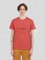 tricou cu maneci scurte pt. barbati Fundango Basic-T Logo 04 rosu 1