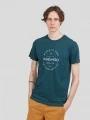 tricou cu maneci scurte pt. barbati Fundango Basic-T Logo 04 verde 1