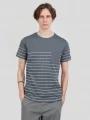 tricou cu maneci scurte pt. barbati Fundango Jaggy Pocket T-shirt gri 1