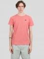 tricou cu maneci scurte pt. barbati Fundango Jaggy Structured T-shirt roz 1