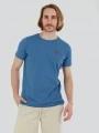 tricou cu maneci scurte pt. barbati Fundango Jaggy Structured T-shirt albastru 1