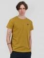 tricou cu maneci scurte pt. barbati Fundango Jaggy Structured T-shirt oliv 1