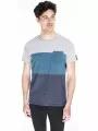 tricou cu maneci scurte pt. barbati Fundango Jaggy Pocket gri 1