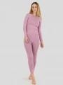 set de lenjerie de corp pt. femei Fundango Seamless Baselayer Set roz 1