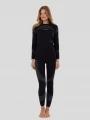 set de lenjerie de corp pt. femei Fundango Seamless Baselayer Set negru 1