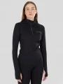 top lenjerie de corp pt. femei Fundango Yade Thermo III Baselayar Top negru 1