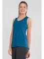 maiou pt. femei Fundango Jett Racerback Top albastru 1