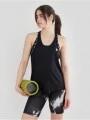 tricou de sport fara maneci pt. femei Fundango Kaguya Top negru 1