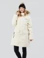 jacheta de iarna pt. femei Fundango Georgina Parka Jacket alb 1