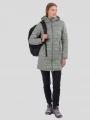 geaca matlasata de tranzitie pt. femei Fundango Nordwave Long Jacket verde 1