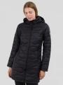 geaca matlasata de tranzitie pt. femei Fundango Nordwave Long Jacket negru 1