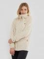 pulover polar pt. femei Fundango Shiren Fleece Jacket nisip 1