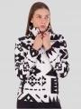 pulover polar pt. femei Fundango Serena Fleece Jacket alb 1