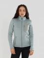 pulover polar pt. femei Fundango Antilles Melange Jacket verde 1