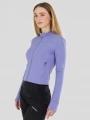 tricou cu maneci lungi, pentru sport pt. femei Fundango Flow Thermo Zip Up violet 1
