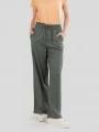 pantaloni lungi pt. femei Fundango Poppy Pants oliv 1