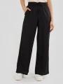 pantaloni lungi pt. femei Fundango Poppy Pants negru 1