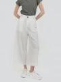 pantaloni lungi pt. femei Fundango Piper Pants alb 1