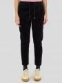pantaloni lungi pt. femei Fundango Lorna Corduroy Pants negru 1