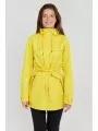 haine de ploaie pt. femei Fundango Regina Waterproof Trench Jacket galben 1