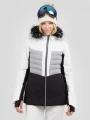geaca de schi matlasata pt. femei Fundango Salina Padded Jacket alb 1