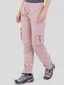 pantaloni de drumetie pt. femei Fundango Finley Cargo Pants roz 1