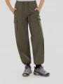 pantaloni de trening pt. femei Fundango Nova Cargo Pants verde 1