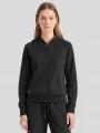 pulover cu gluga pt. femei Fundango Coreline Full-Zip Sweater negru 1