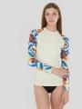 lycra cu maneci lungi pt. femei Fundango Joyce Long Sleeve Rashguard gri 1