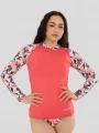 lycra cu maneci lungi pt. femei Fundango Joyce Long Sleeve Rashguard nisip 1