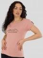 tricou cu maneci scurte pt. femei Fundango Lima II T-shirt roz 1
