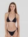 sutien bikini pt. femei Fundango Innisfil Triangle Top negru 1