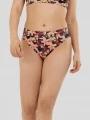 chiloti bikini pt. femei Fundango Sahara Midwaist Full Bottom roz 1