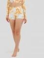 chiloti bikini pt. femei Fundango Amelia Surf Short portocaliu 1