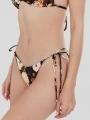 chiloti bikini pt. femei Fundango Innisfil II Tie-side Bottom negru 1