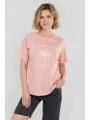 tricou cu maneci scurte pt. femei Fundango Bolton T-shirt roz 1