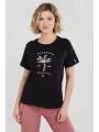 tricou cu maneci scurte pt. femei Fundango Bolton T-shirt albastru inchis 1
