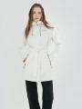 haine de ploaie pt. femei Fundango Regina II Waterproof Trench Jacket nisip 1