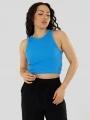 bluza tank pt. femei Fundango Naya Cropped Tank-T albastru 1