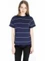 tricou cu maneci scurte pt. femei Fundango Jenna albastru inchis 1